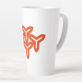 Lames gothiques Latte Mug (Angle droit)