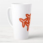 Lames gothiques Latte Mug (Angle gauche)