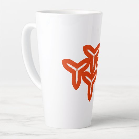 Lames gothiques Latte Mug (Angle gauche)