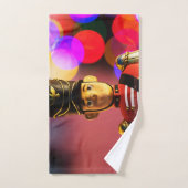 L'ami soldat de jouet classique de Noël de Slipper (Serviette à main)