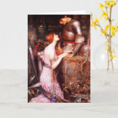 Lamia de château d'eau et la carte de voeux de (Fleur jaune)