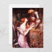 Lamia de château d'eau et les invitations de (Devant / Derrière)