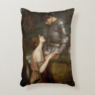 Lamia en de soldaat van John William Waterhouse Accent Kussen