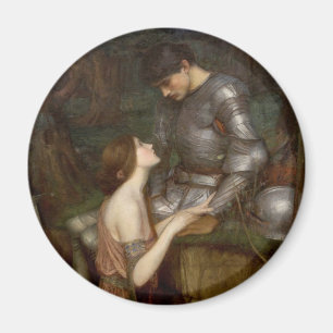 Lamia en de soldaat van John William Waterhouse Magneet
