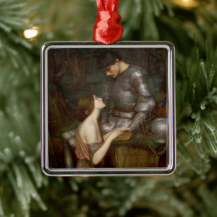 Lamia en de soldaat van John William Waterhouse Metalen Ornament