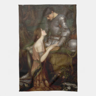 Lamia en de Soldier van John William Waterhouse Theedoek