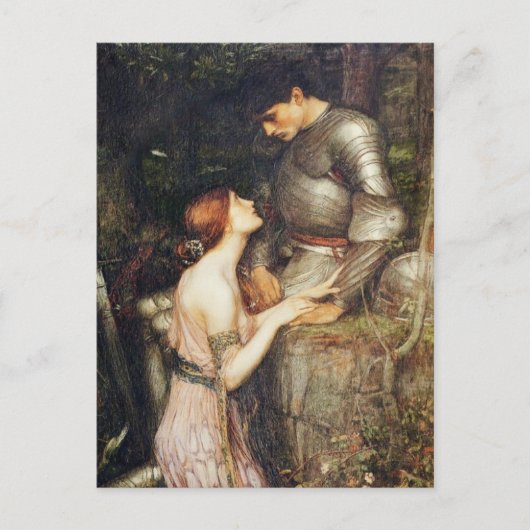 Lamia op haar Knees Briefkaart (Voorkant)