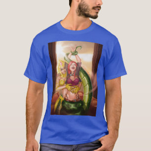 Lamia Warrior Ticking T-shirt