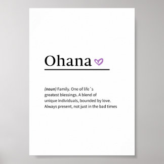 Lamina Ohana Poster