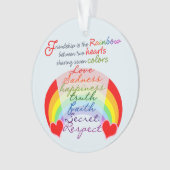 L'amitié est l'arc-en-ciel BFF Saying Design (devant)