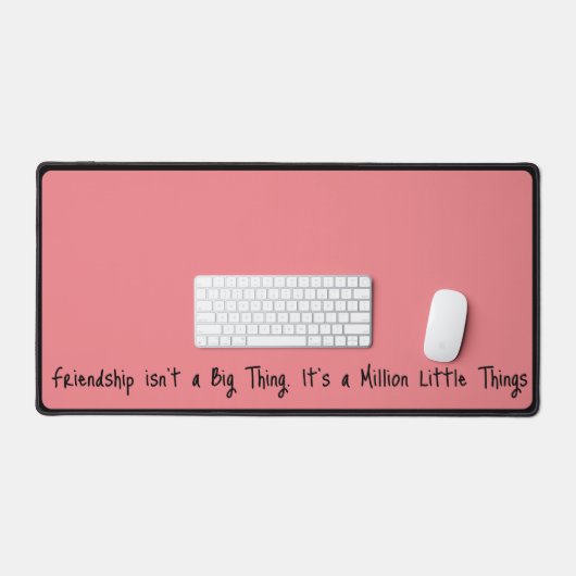 "L'amitié n'est pas une grande chose..." Sentiment (Clavier et souris)