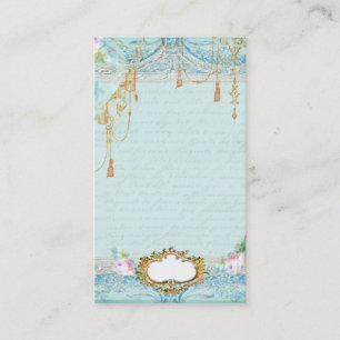 Lammeren in roze roze visitekaartjes