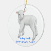 lammeren keramisch ornament (Links)