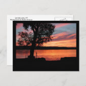 Lamoka Lake Sunset Briefkaart (Voorkant / Achterkant)