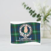 Lamont Clan Briefkaart (Staand voorkant)