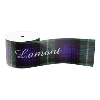 Lamont clan Pset Scottish tartan Grosgrain Lint