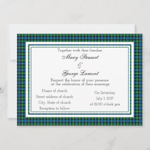Lamont Scottish Faire-part de mariage