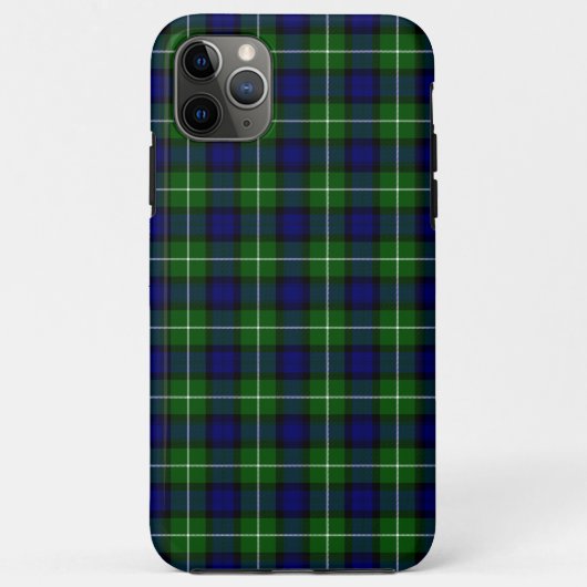 Lamont tartan blauw groen geruit Case-Mate iPhone case (Achterkant)