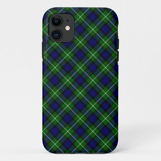 Lamont tartan blue green plaid Case-Mate iPhone case (Achterkant)