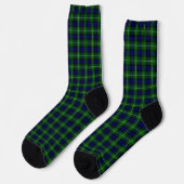 Lamont tartan blue green plaid sokken (Links)