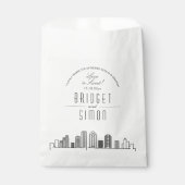 L'amour à Houston | Sacs de faveur de mariage (Devant)