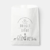 L'amour à Seattle | Sacs de faveur de mariage (Devant)