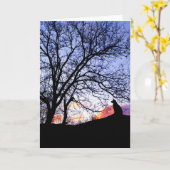 "L'amour au coucher du soleil" Perte d'une carte d (Fleur jaune)