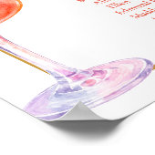 L'amour au premier Spritz Tableau de Sièges Tropic (Coin)