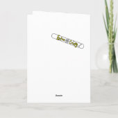 L'amour blesse la carte de Saint-Valentin (Dos)