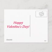 L'amour branche la carte postale sur table (Dos)