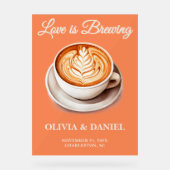 L'amour brasse | Accueil Mariage de automne cosy (Recto)