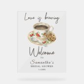 L'amour brasse Café Douche nuptiale bienvenue (Recto)