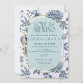 L'amour brasse des invitations de douche nuptiale (Devant)