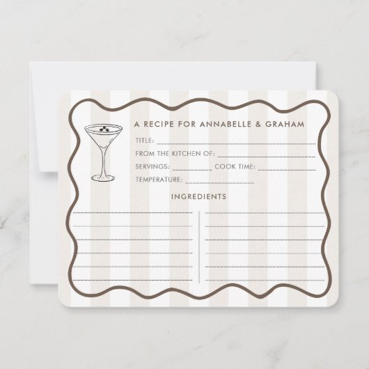 L'amour brasse Espresso Martini Recette Carte (Devant)