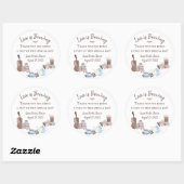 L'amour brasse Fête des mariées Favoriser Stickers (Feuille)