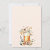 L'amour brasse Floral Bridal Shower Invitation (Dos)