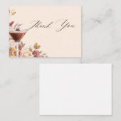 L'amour brasse la Carte de remerciements (Devant / Derrière)