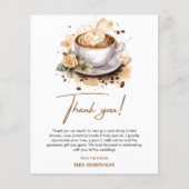 L'amour brasse la Fête des mariées Carte de remerc (Devant)