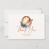 L'amour brasse la Fête des mariées Carte de remerc (Devant)