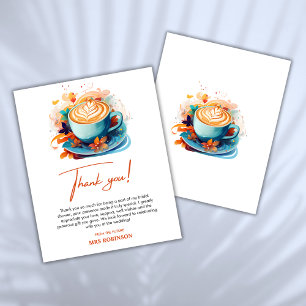 L'amour brasse la Fête des mariées Carte de remerc