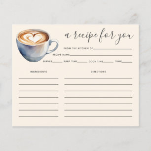 L'amour brasse la Fête des mariées de café Carte d