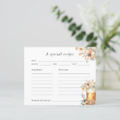 L'amour brasse la Fête des mariées florale Carte d (Debout devant)