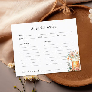 L'amour brasse la Fête des mariées florale Carte d