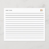 L'amour brasse la Fête des mariées Recette Carte (Dos)