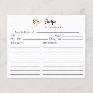 L'amour brasse la Fête des mariées Recette Carte