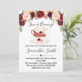 L'amour brasse le thé douche la marsala invitation (Debout devant)