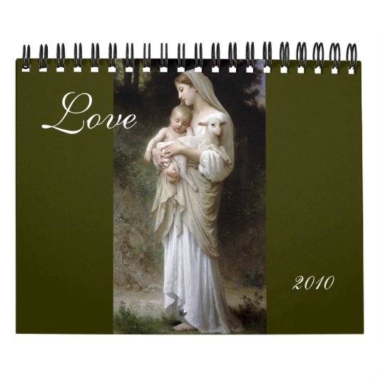 L'Amour, Calendrier Bouguereau 2010 (Protection)