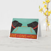 L'amour, c'est donner et prendre... Carte par Step (Fleur jaune)