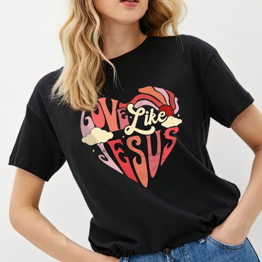 L'Amour Comme Jésus Chemise, T-shirt Femme