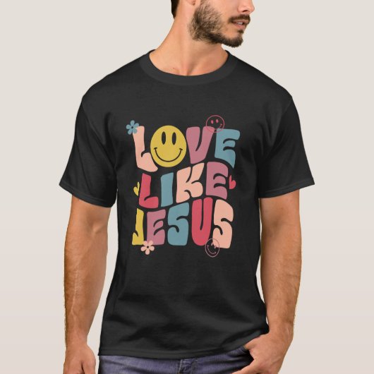 L'Amour Comme Jésus Religieux Dieu Sweat - shirt à (Devant)